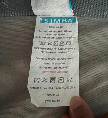Simba hybrid double mattress - double,